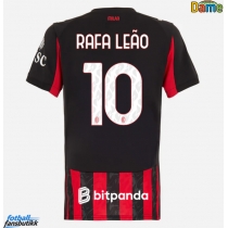 AC Milan Rafael Leao #10 Hjemmedrakt Dame 2025-26 Kortermet